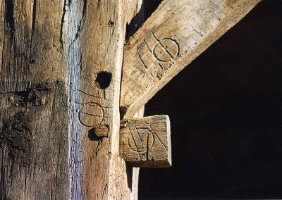 Scottish Barn markings, 2000, Photograph by Constance Kheel