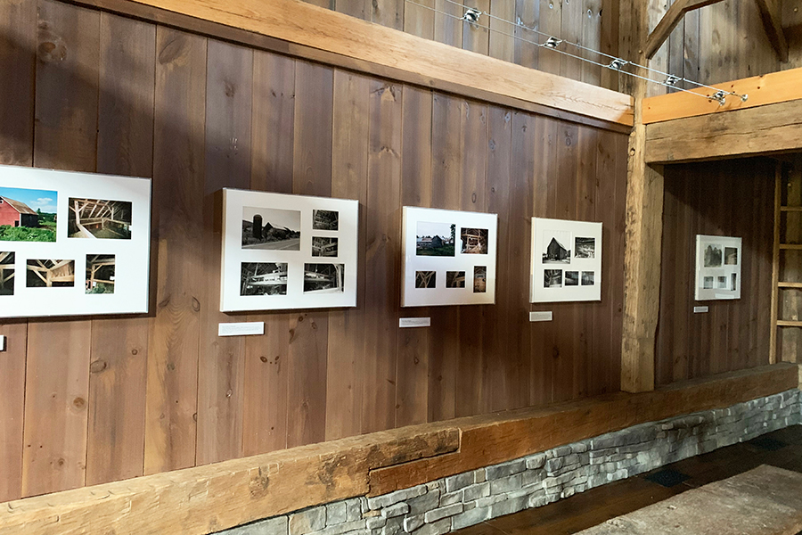 German Barn's exhibit space for art works or visual materials, Photo by Constance Kheel